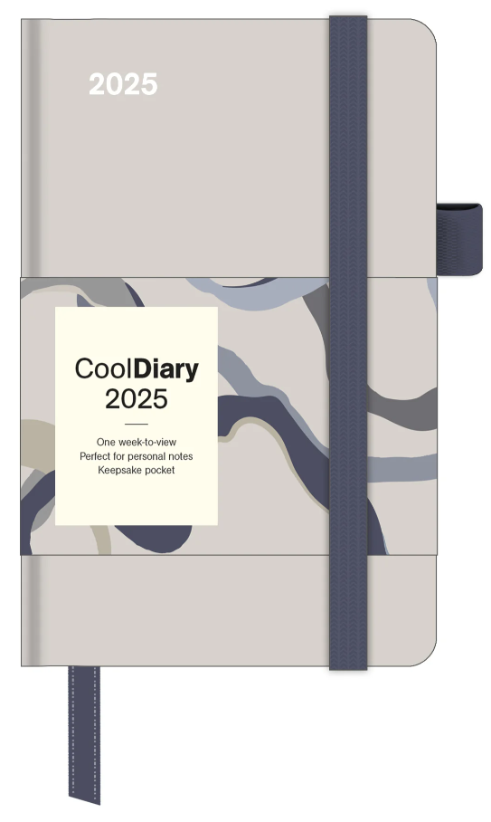 Cool Diary Stone 2025 9x14 darbo kalendorius su guma - Humanitas