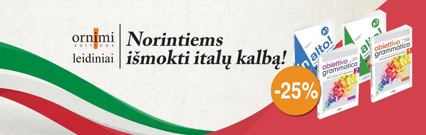 Norintiems išmokti italų kalbą