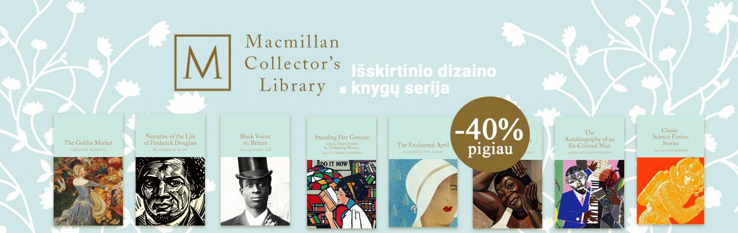 Išskirtinė klasikos knygų serija "Macmillan Collector's Library"