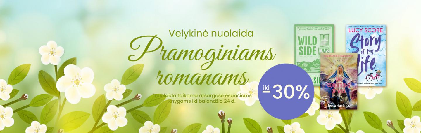 Velykinis baneris - pramoginiai romanai