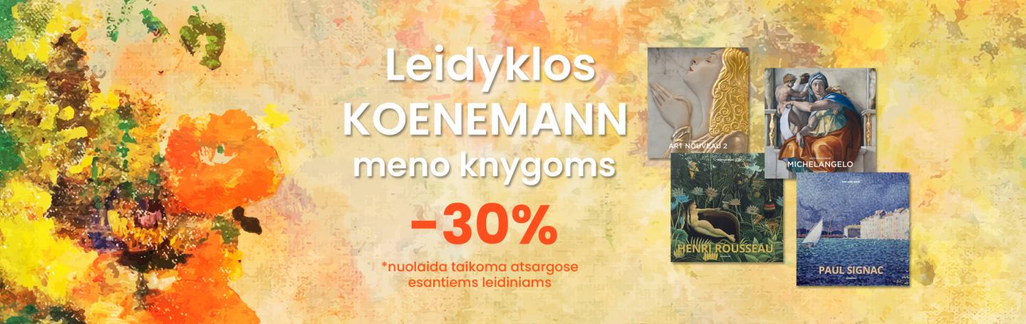 Koenemann meno knygų akcija