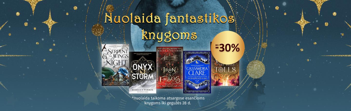 Nuolaida fantastikos knygoms