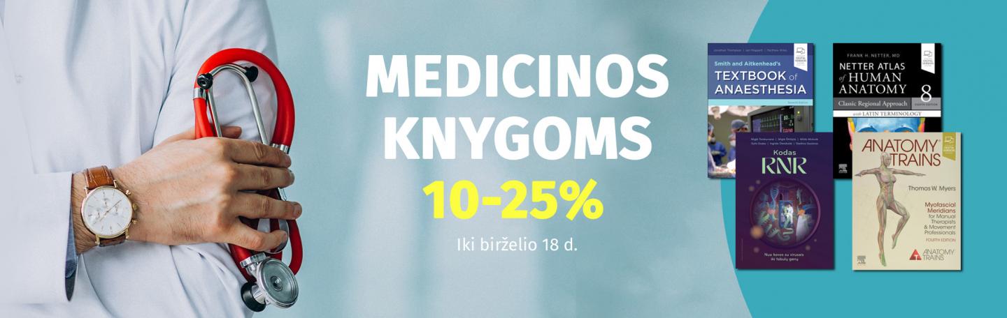 Medicinos knygų akcija