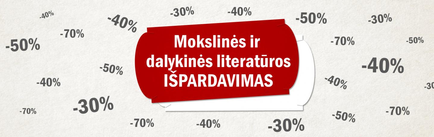 Mokslinės ir dalykinės literatūros išpardavimas