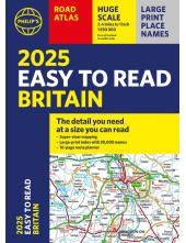 2025 Philip's Easy to Read Road Atlas of Britain - Humanitas