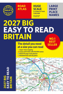 2027 Philip's Big Easy to Read Britain Road Atlas (A3 Paperback) - Humanitas