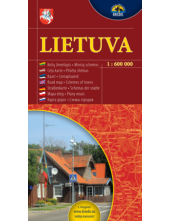 Lietuva. Kelių žemėlapis. 1:600 000 - Humanitas