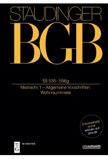 §§ 535-556g: (Mietrecht 1 - Allgemeine Vorschriften; Wohnraummiete) - Humanitas