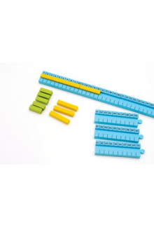 Numicon: 1-100cm Number Rod Track - Humanitas