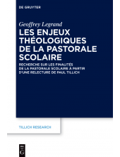 enjeux théologiques de la pastorale scolaire: Recherche sur les finalités de la pastorale scolaire à partir d’une relecture de Paul Tillich - Humanitas