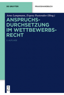 Anspruchsdurchsetzung im Wettbewerbsrecht - Humanitas