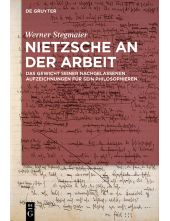 Nietzsche an der Arbeit: Das Gewicht seiner nachgelassenen Aufzeichnungen für sein Philosophieren - Humanitas