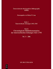 Chronologische Bilddokumentation der österreichischen Zeitungen 1621–1795: Nr. 1–206 - Humanitas