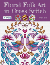 Floral Folk Art in Cross Stitch - Humanitas