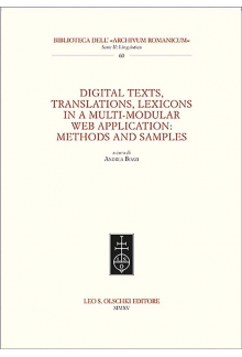 Digital Texts, Translations, Lexicons in a Multi-Modular Web Application - Humanitas