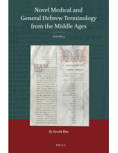 Novel Medical and General Hebrew Terminology from the Middle Ages: Volume 5 - Humanitas