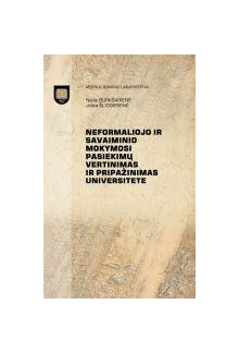 Neformaliojo ir savaiminio mokymosi pasiekimų vertinimas ir - Humanitas