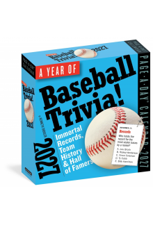 A Year of Baseball Trivia! Page-A-Day® Calendar 2027 - Humanitas
