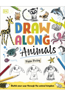 Draw Along Animals: Sketch Your Way Through the Animal Kingdom - Humanitas