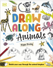 Draw Along Animals: Sketch Your Way Through the Animal Kingdom - Humanitas