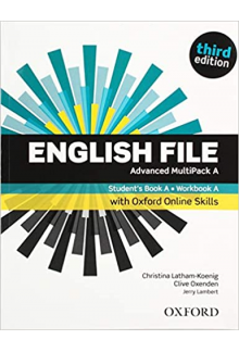 English File Advanced Student's Book/Workbook MultiPack A with Oxford Online Skills (vadovėlis ir pratybos,3rd edition) - Humanitas