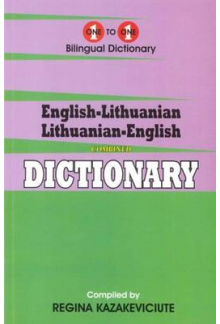 English-Lithuanian, LithuanianEnglish Dictionary - Humanitas
