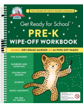 Get Ready for School: Pre-K Wipe-Off Workbook - Humanitas