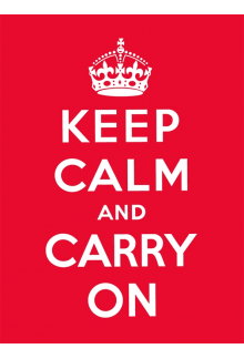 Keep Calm and Carry On - Humanitas