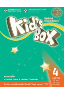 Kid's Box Level 4 Activity Book with Online Resources British English (pratybos). Updated edition - Humanitas