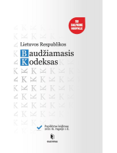 Lietuvos Respublikos baudžiamasis kodeksas (2021-09-01) - Humanitas