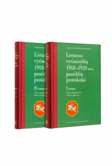 Lietuvos vyriausybių 1918-1920m.posėdžių protokolai ,I-II d. - Humanitas