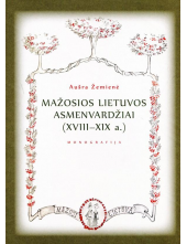 Mažosios Lietuvos asmenvardžiai (XVIII-XIXa.) - Humanitas