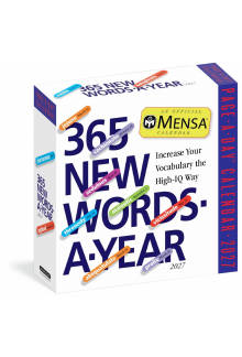 Mensa® 365 New Words-a-Year Page-A-Day® Calendar 2027 - Humanitas