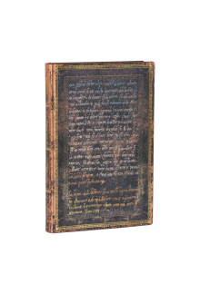 Michelangelo, Handwriting (Embellished Manuscripts Collection) Mini Lined Softcover Flexi Journal (Elastic Band Closure) - Humanitas