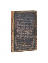 Michelangelo, Handwriting (Embellished Manuscripts Collection) Mini Lined Softcover Flexi Journal (Elastic Band Closure) - Humanitas
