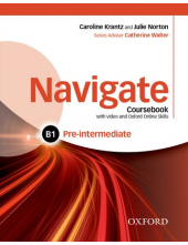 Navigate Pre-intermediate B1 Student's book +DVD-ROM  (vadovėlis) - Humanitas