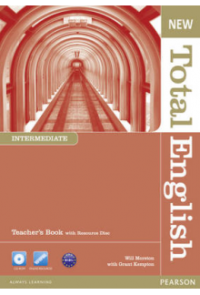 New Total English Intermediate Teacher's Book and Teacher's Resource CD Pack (mokytojo (-s) knyga). 2nd edition - Humanitas