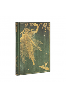 Olive Fairy Midi Lined Hardcover Journal (Elastic Band Closure) - Humanitas