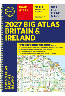 Philip's 2027 Big Road Atlas of Britain and Ireland (A3 Spiral) - Humanitas
