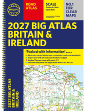 Philip's 2027 Big Road Atlas of Britain and Ireland (A3 Spiral) - Humanitas