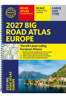 Philip's 2027 Big Road Atlas of Europe - Humanitas