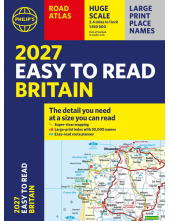 Philip's 2027 Easy to Read Road Atlas of Britain (A4 Paperback) - Humanitas