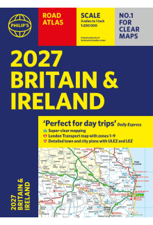 Philip’s 2027 Road Atlas Britain & Ireland Paperback A4 - Humanitas