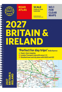 Philip’s 2027 Road Atlas Britain & Ireland: Spiral A4 edition - Humanitas