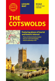 Philip's The Cotswolds Leisure and Tourist Map - Humanitas