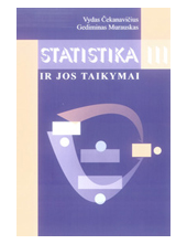 Statistika ir jos taikymai IIIdalis - Humanitas