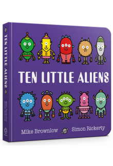 Ten Little Aliens Board Book - Humanitas