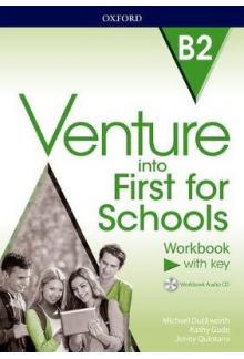 Venture into First for Schools B2 Workbook With Key Pack  (pratybos) - Humanitas