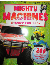 Mighty Machines Sticker Fun Book - Humanitas