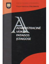 Administracinė veikla pataisos įstaigose - Humanitas